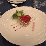 帝国ホテル 東京 - 祝宴のオードブル ハートで描く蟹とオマール海老のゼリー寄せ