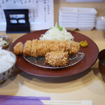 とんかつ 七十朗 - ロースとヒレ定食