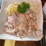 かみ山 - 豚の生姜焼き麦めしトロロ定食