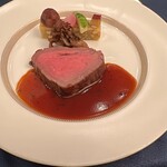 帝国ホテル - 牛フィレのロースト シャトーブリアンソース 野菜のガトーを添えて