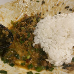 台湾まぜそば はなび - 追い飯は無料で投入してもらえます