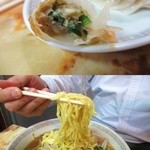 一番 - 餃子のあん・味噌ラーメンの麺