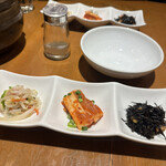 韓国料理 水刺齋 - セットのお惣菜3種類