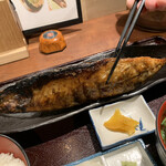 未蔵や - 特大サバ文化干し定食　サバ