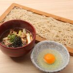 Kagoshima pork dipping sauce with raw egg