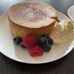 Brasserie du Quai - 特別オーダーんのスフレパンケーキ