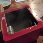 あらきそば - 蕎麦湯