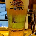 築地　銀一丁 - 生ビール