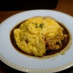 Teramachi Hambagu Gokuraku Tombo - オムライス 1000円。