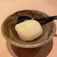 かっぽう庵 江上 - 柚子シャーベット