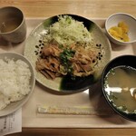 Hanasan Shokudou - 豚生姜焼定食¥550