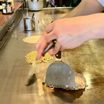 Teppanyaki Okonomiyaki Saya - ライブキッチン