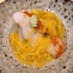 日本料理 柳燕 - 銚子の金目鯛と蕪に菊花餡