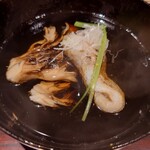日本料理 柳燕 - 信州の舞茸と下関の喉黒のお椀