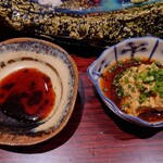 日本料理 柳燕 - 醤油、鮟肝ポン酢