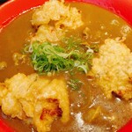 うどん居酒屋 江戸堀 - 鶏天カレーうどん③