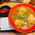 うどん居酒屋 江戸堀 - 鶏天カレーうどん①