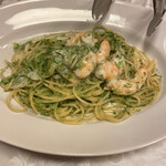 ビストロ KUROKAWA - R4.11  エビと生海苔のクリームパスタ