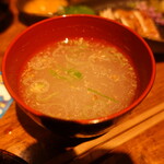 炭火焼料理 和元 - スープ