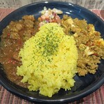 CURRY LOUNGE ハーフ&ハーフ - あいがけカレー