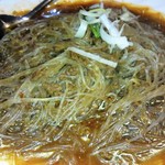 台湾家庭料理 福味香 - 麻婆春雨、相方仕様辛さ控えめ塩分控えめバージョンです