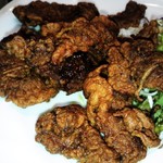 台湾家庭料理 福味香 - 生ビールセットのレバーの唐揚げです