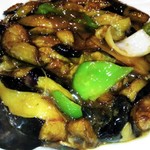 台湾家庭料理 福味香 - 特別注文、ナスだけ炒めです