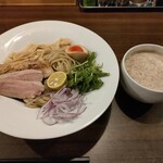 Kushiyaki Toripaitan Kiwamidori - 濃厚鴨白湯塩つけ麺300g