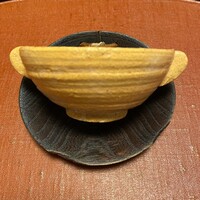 御料理 寺沢 - 黄瀬戸焼ぽい器、好みなんです
