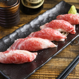 ＼肉・肉・肉！／A5白老牛の【肉寿司】入り♪食べ放題コース！