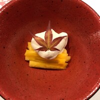 旬菜 おぐら家 - もみじオンザ柿。