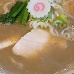津軽煮干中華蕎麦 サムライブギー - 濁り煮干しソバ（アップ）