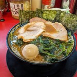 豚骨醤油ラーメン 王道家 - ラーメン　豚トロ　豚バラ追加(22-11)