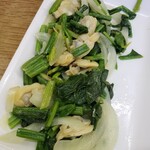 新町ストアー - あさりとほうれん草炒め