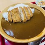 ハナビ - たっぷんたっぷんカレーの海原に浮かぶロースとんかつ