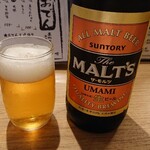 大衆酒場半立呑処 マイキー - サントリーモルツ 大瓶