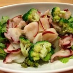 カフェ チルコリーノ - 20130518土曜日　夜も来訪　笑　昼もいぎました☆　蛸の温野菜サラダ　多分そんな名称　