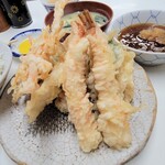天ぷら定食ふじしま - アップ。