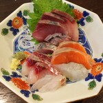 金町製麺 - 刺身盛