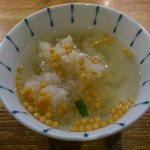 味人 - 釜飯の二杯目は出汁茶漬けで
