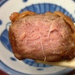 酒蔵新潟 - 唐揚げの猪肉は繊維が密で歯応え有ります