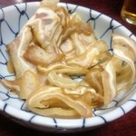 酒蔵新潟 - お通しのミミガー