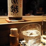薪鳥新神戸 - 芋焼酎「川越 朝掘り甘藷仕込み」（ロック）