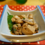 和乃家 - 鮭白子ポン酢（350円）