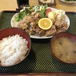 Corona Shokudo - 鳥の唐揚げ定食