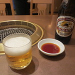 Yakinikusansui - 瓶ビールで待機