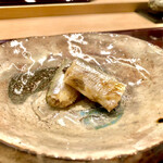 青空 - 雄の柳葉魚　ふっくら美味しいですね