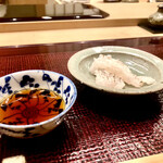 青空 - 炙った鱧を出汁ポン酢で