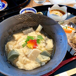 Cafe ふふふあん - 生麩と湯葉のあんかけご飯