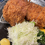 とんかつ 椛 - ロース　メンチカツ定食